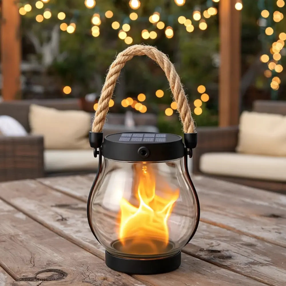 Rain? Storm? This Solar Lantern Just Keeps Glowing.