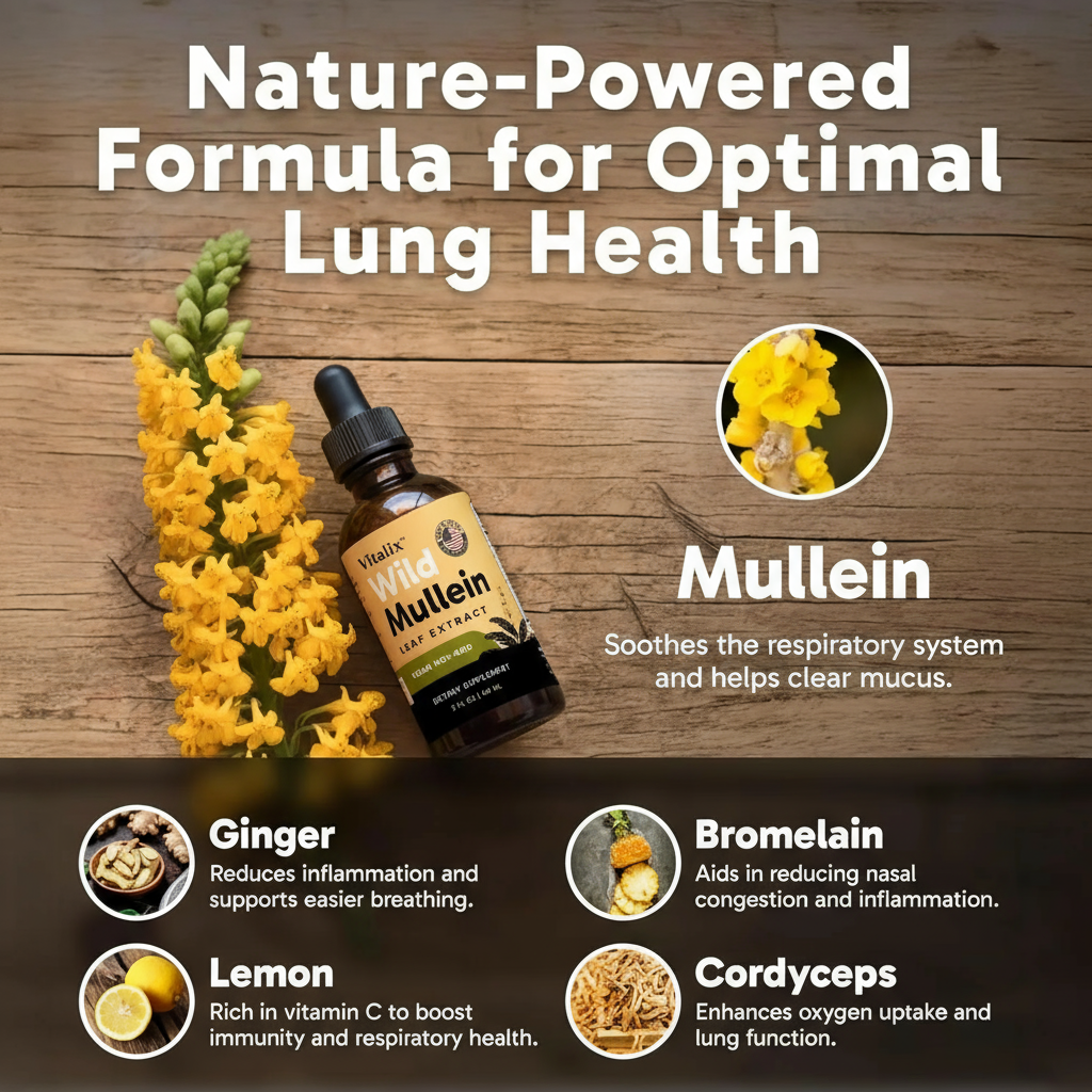 Mullein + Chlorophyll Lung Drops